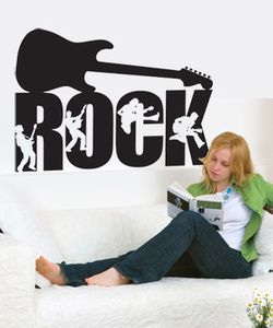 Αυτοκόλλητο Η κιθάρα του ROCK