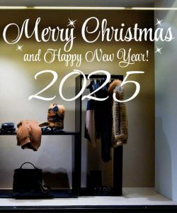 Χριστουγεγννιάτικη διακόσμηση 2022 - Merry Christmas wall sticker
