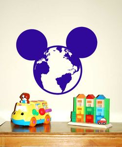 Mickey Mouse World αυτοκόλλητο τοίχου