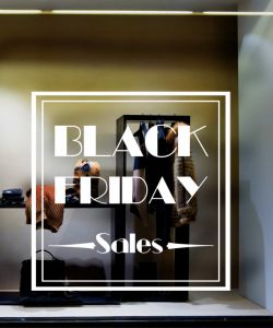 Αυτοκόλλητα  βιτρίνας Black Friday