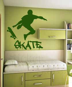Αυτοκόλλητα τοίχου Skateboard