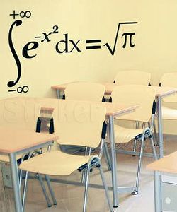 Αυτοκόλλητα Τοίχου μαθηματικα