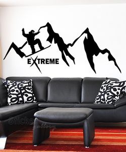 αυτοκόλλητο τοίχου Snowboard