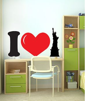 Αυτοκόλλητο I love New York