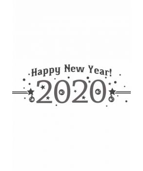 Happy New Year Sticker - λεπτομέρεια σχεδίου