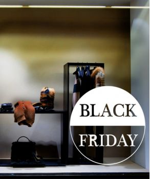 Αυτοκόλλητα  βιτρίνας Black Friday