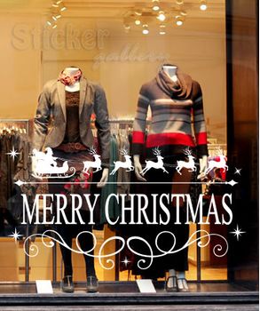 Χριστουγεννιάτικη διακόσμηση βιτρίνας - Merry Christmas 08