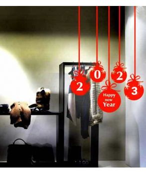 christmas window decals